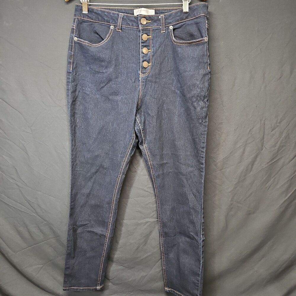 NO BO No Boundaries Women's Skinny Button Fly Denim Jeans/Pants Sz 17 Stretch